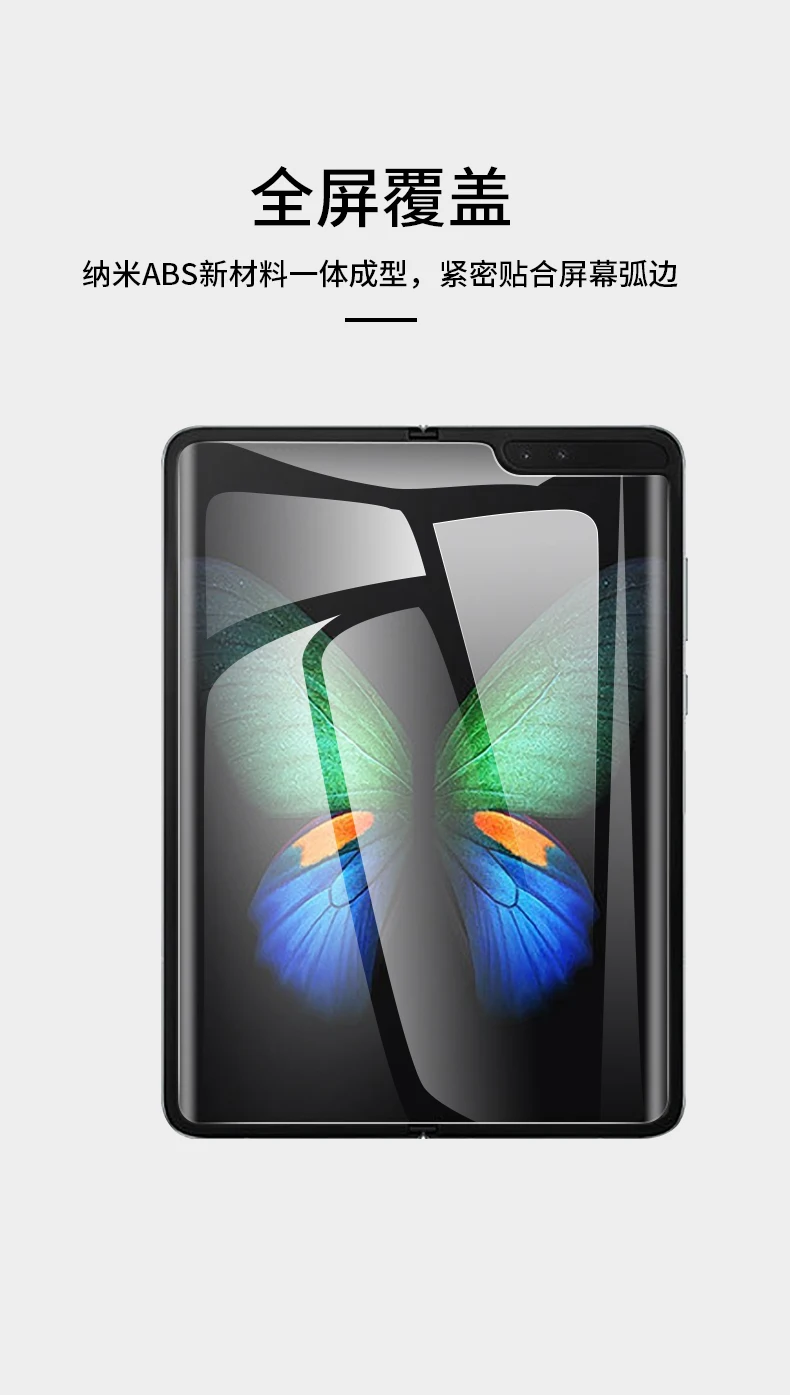 Для samsung Galaxy Fold 5G SM-F900F нано Гидрогелевая защитная пленка Складная прозрачная изогнутая Защитная пленка для экрана