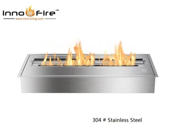 

hot sale 24 inch 304 stainless steel bio kamin fireplace