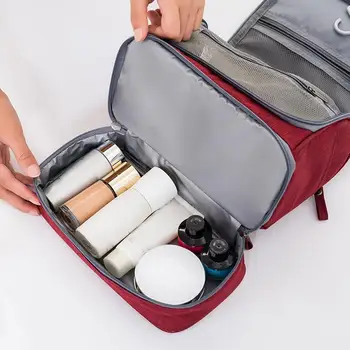 

Double-Layer Travel Waterproof Storage Bag Cosmetic Bag Large-Capacity Dry And Wet Separation Wash Bag