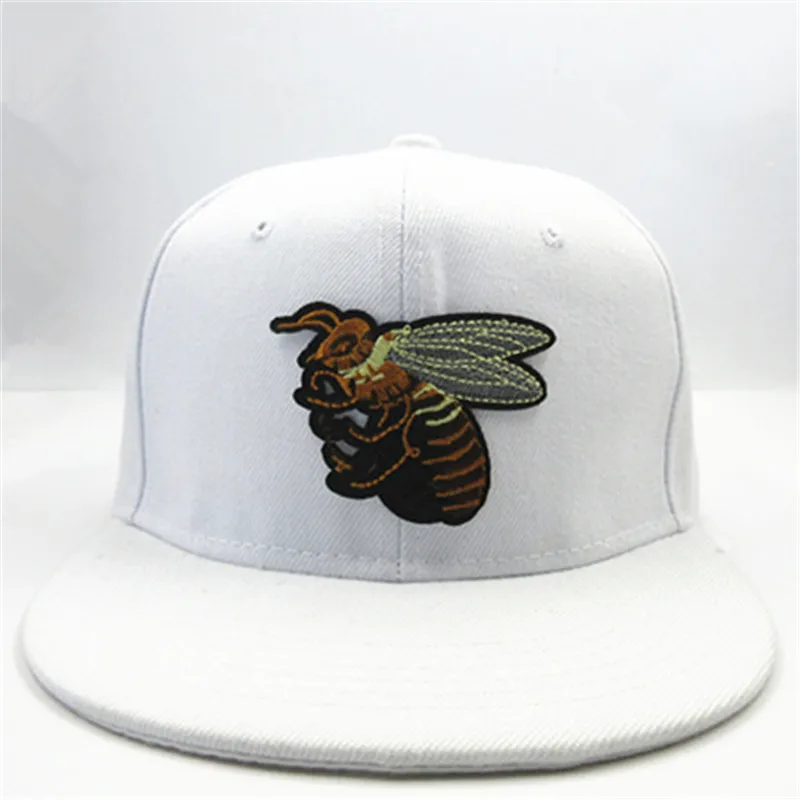 Honeybee Embroidery Cotton Caps For Men & Women
