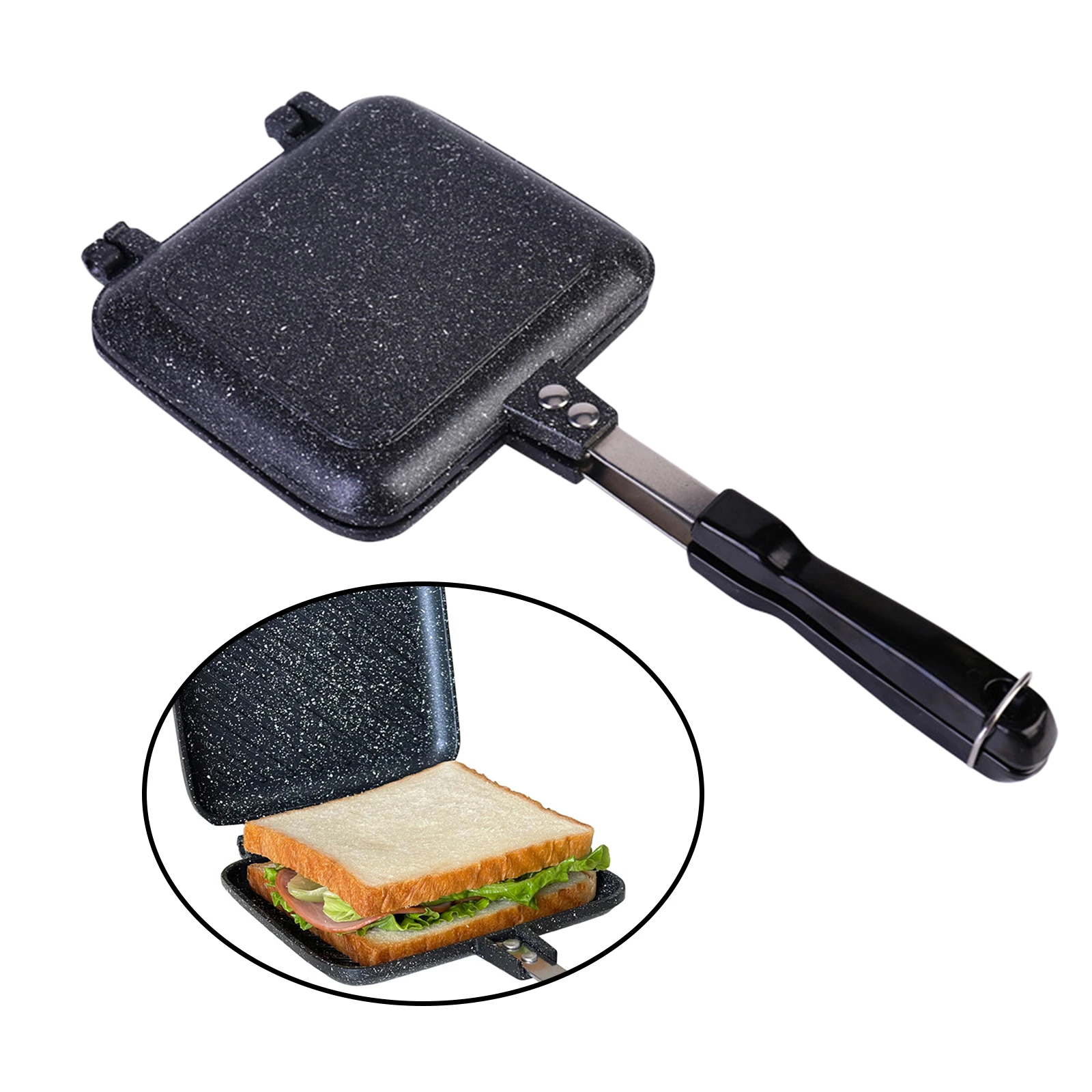 Mini Sandwich Gripper With Frying Pan Hot Sandwich Maker With