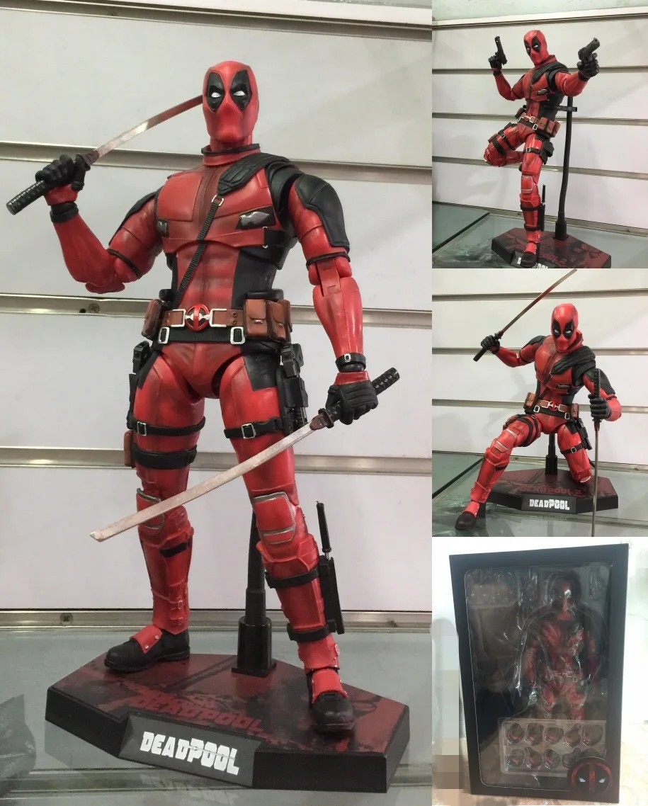 

12-Inch Mobile Deadpool Boxed Garage Kit Doll Ornaments Model