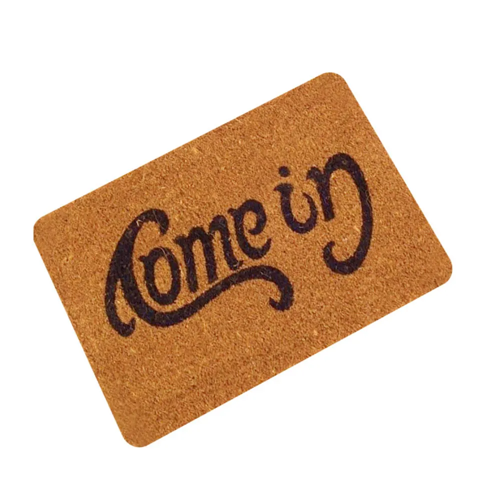 Коврик на кухню с буквенным узором коврик для дома нескользящий Алфавит резиновый Забавный