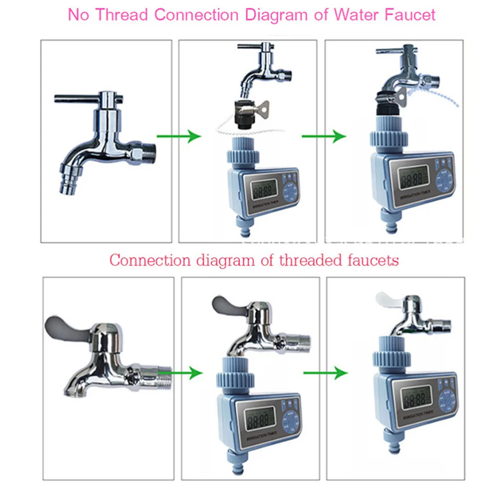 1 шт. таймер для орошения ЖК контроллер воды сада автоматическое устройство