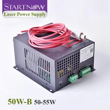 Startnow 50W-B CO2 Laser Power Supply 45W 220V 110V For Laser Engraver Cutting Machine Equipment Parts 55W PSU MYJG-50