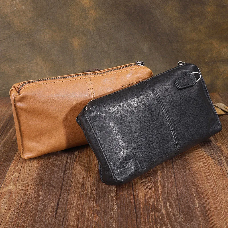 European and American retro high-end men's clutch bag large-capacity  business envelope bag men's high-grade fashion clutch bag men. – Tidog