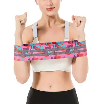 

Elastic Band Resistance Ring Belt Hip Arm Anti Slip Leg Butt Exercise Loop Band For Body Stretching Yoga Pilates Muscle Training