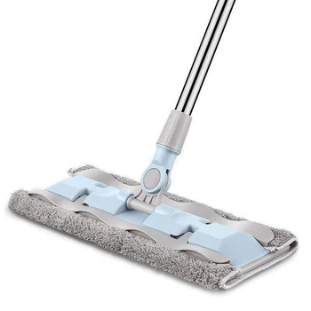 

Flat Mop Floor Cleaning Mop for Bucket Dust Swob Magic & Easy & Microfiber Broom Rotating Superfine Fiber Swabs