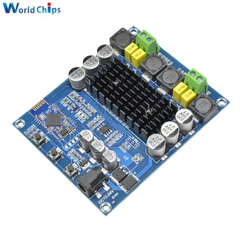 

2x120W Power Bluetooth 4.0 Dual Channel Stereo Digital Amplifier Module TPA3116D2 Audio Amplifier Acrylic Case Shell DC 12-24V
