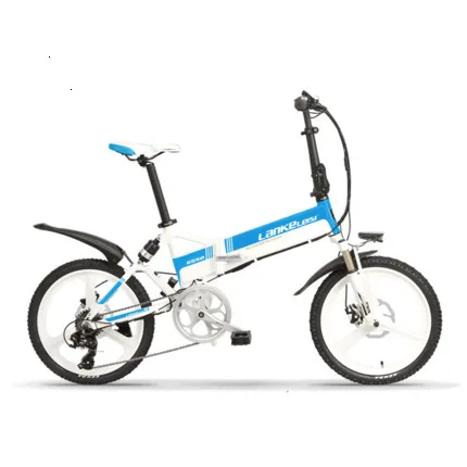 20 Integrated wheel G550-S inch PAS folding e-bike with Removable 400W 48V electric bicycle 13AH L G Lithium Battery - Color: 48V 10.4A 400W