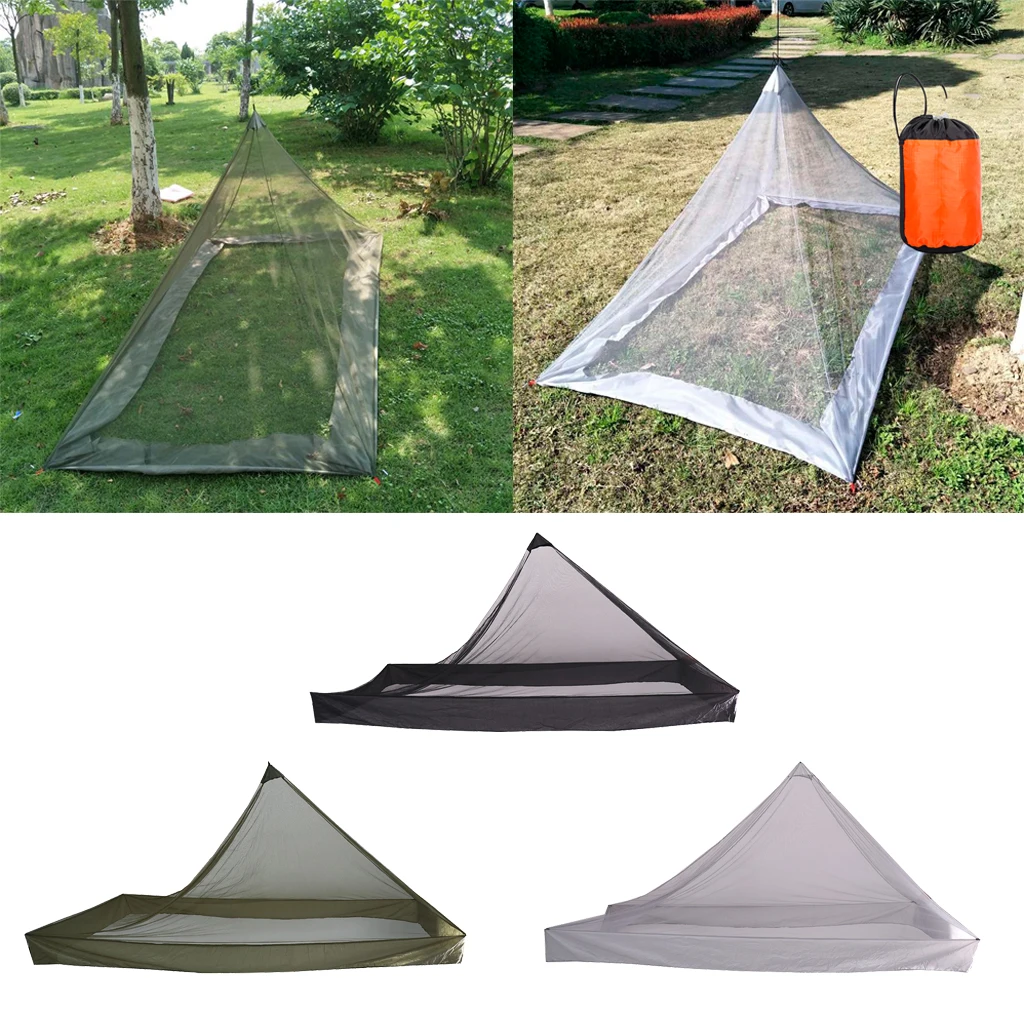 Portable Travel Camping Hammock Mosquito Net Mesh Tent Sleep Relax Canopy