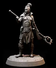 

1/24 75mm 1/18 100mm Resin Model Kits Female Warrior Unpainted No Color RW-489