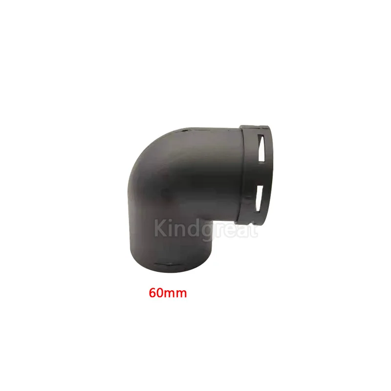 60/75mm Plastic L-Shaped Air Pipe Elbow Outlet Connector For Webasto Eberspaecher Diesel Parking Car Heater Accessories