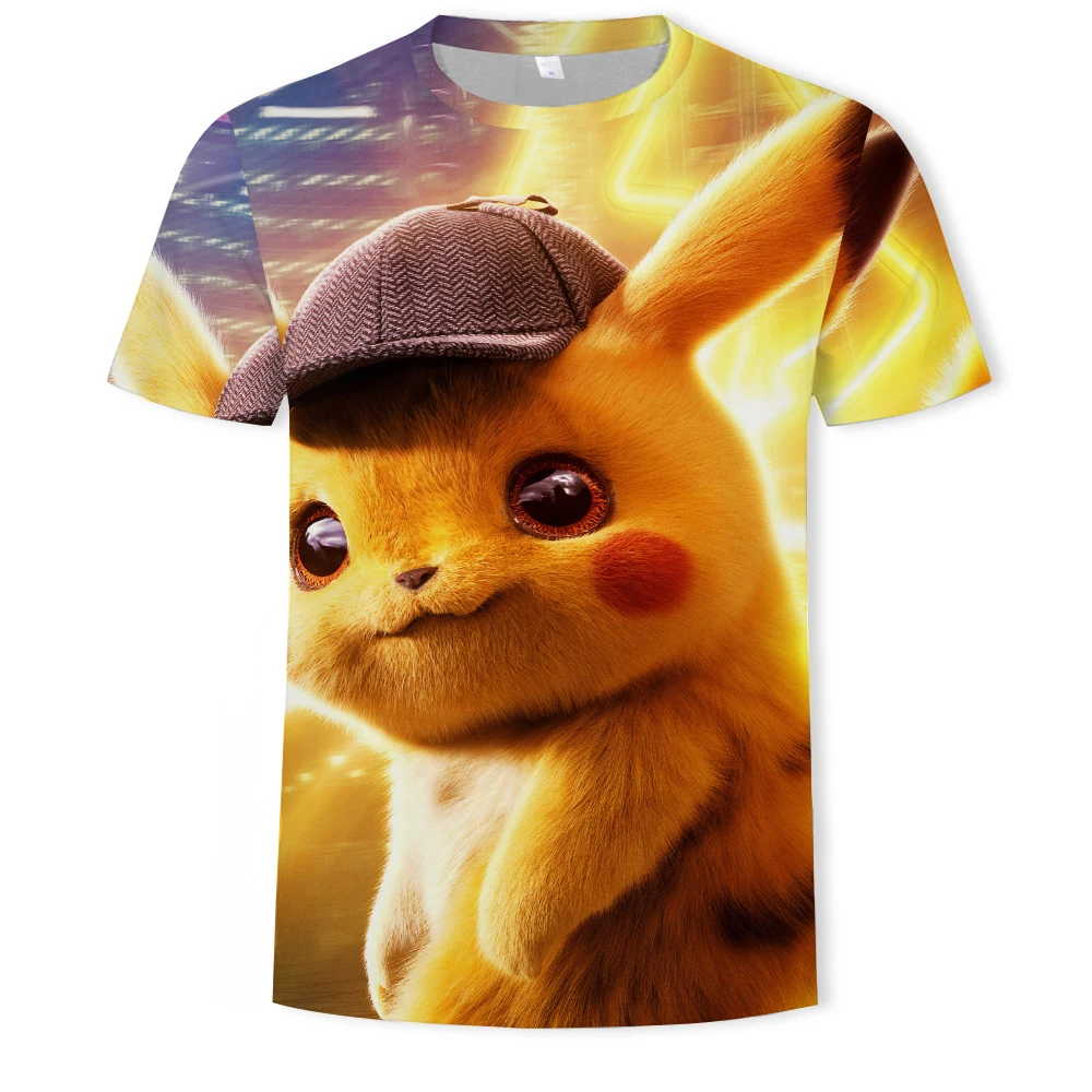 Pokemon Casual 3D Pokemon Harajuku T Shirt Men s Clothing 2019 Short Sleeve Brand T Shirt 4