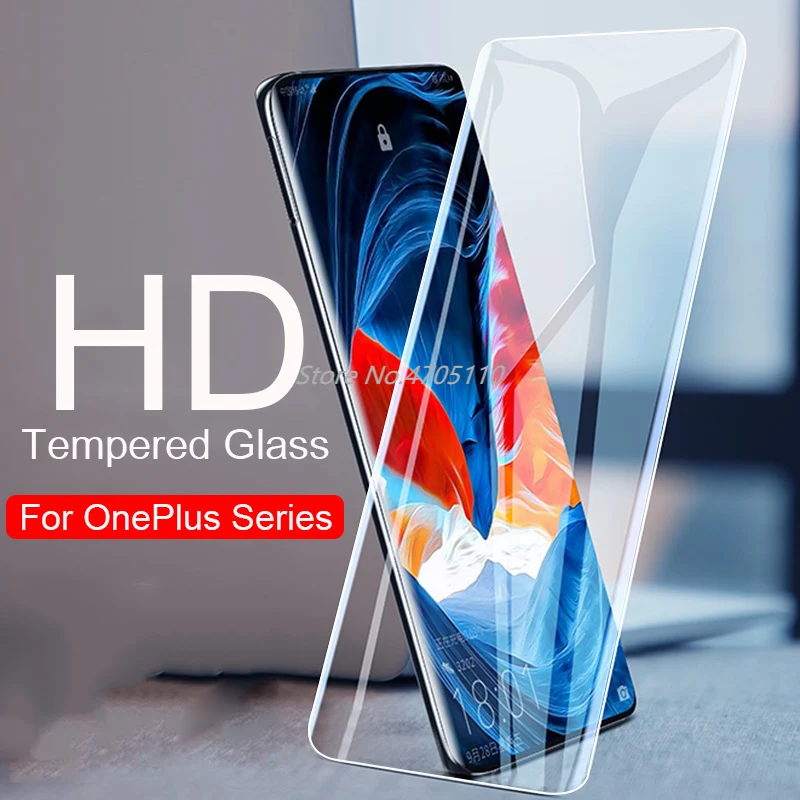 Стекло для OnePlus 7 Pro 6 комплектов/партия Экран протектор прозрачная защитная One Plus 5T