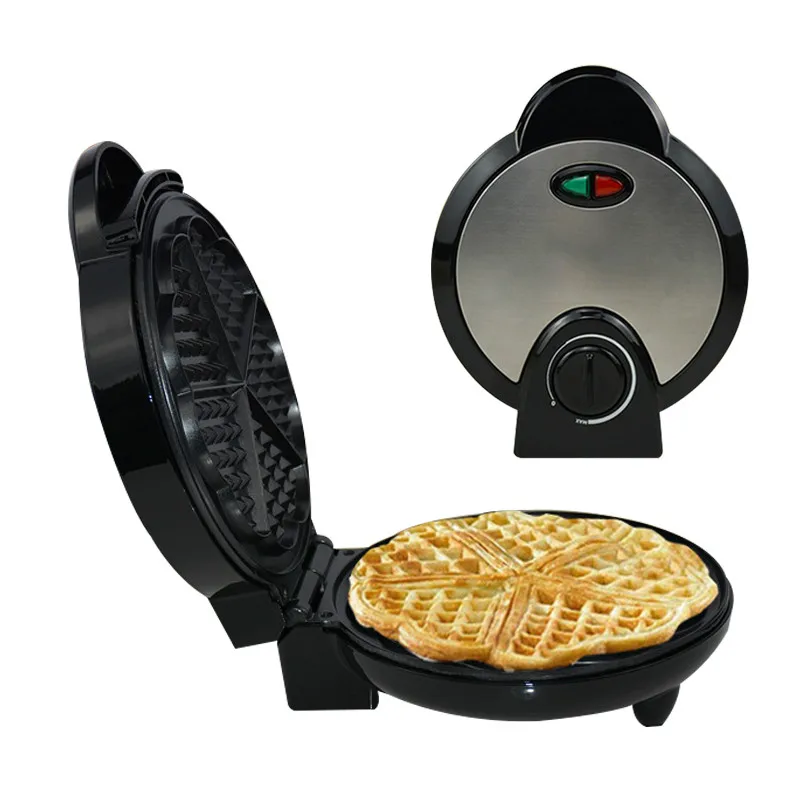 

Electric Waffle Maker Crepe Toaster Non-stick Household Muffin Iron Buuble Eggs Cake Oven Breakfast Baking Machine EU plug