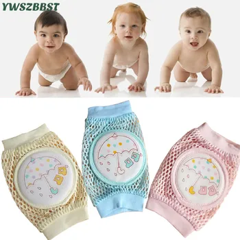 

1 pair Summer Baby Safe Knee Pads Mesh toddlers kneepads Kids safety crawling cushion Short leg warmers kneecap