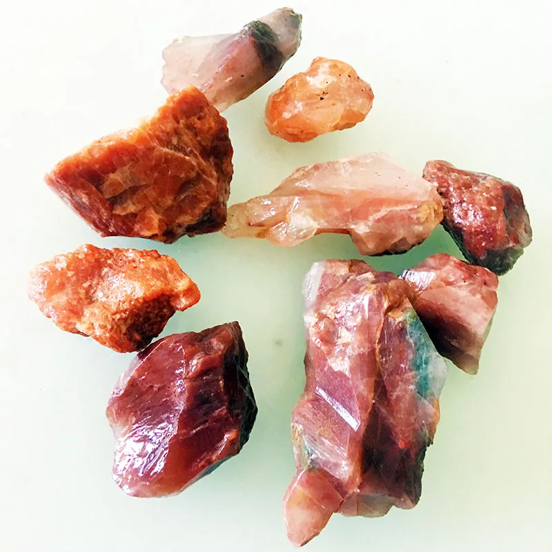 

2-4cm 100g Natural Red crystal Venus Crystal stone minerals reiki healing crystal for making jewelry