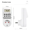TM02 /TM03 /TM04 Electronic Digital Timer Kitchen Timer Socket Outlet Programmable Timing   Power Metering  Socket 43% OFF 4