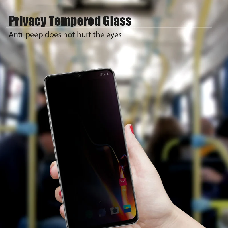 Phone Glass Privacy Anti Glare Tempered Glass for Oneplus 8T 7T 6T 7 6 Glass Anti Spy Screen Protector on Oneplus Nord N100 N10