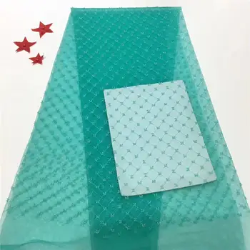 

2020 most popular high quality wholesale sequin fabric india African French Lace Fabric for address FREE SHIPPING