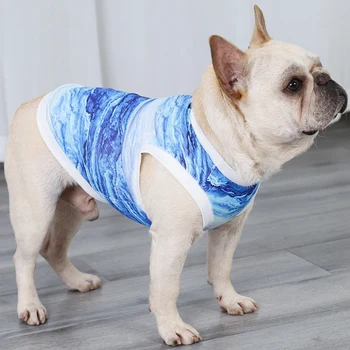 

Pet Cold Vest Glacier Cool Summer Breathable Cooling Clothes Pet Heatstroke Comfort Law Fighting Running Cat Dog Cool Clothes