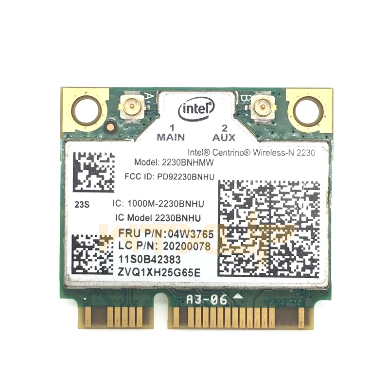Мини PCIe адаптер для ноутбука intel 2230BN 2230BNHMW беспроводная Wi-Fi карта BT4.0 04W3765 Lenovo y400 y500
