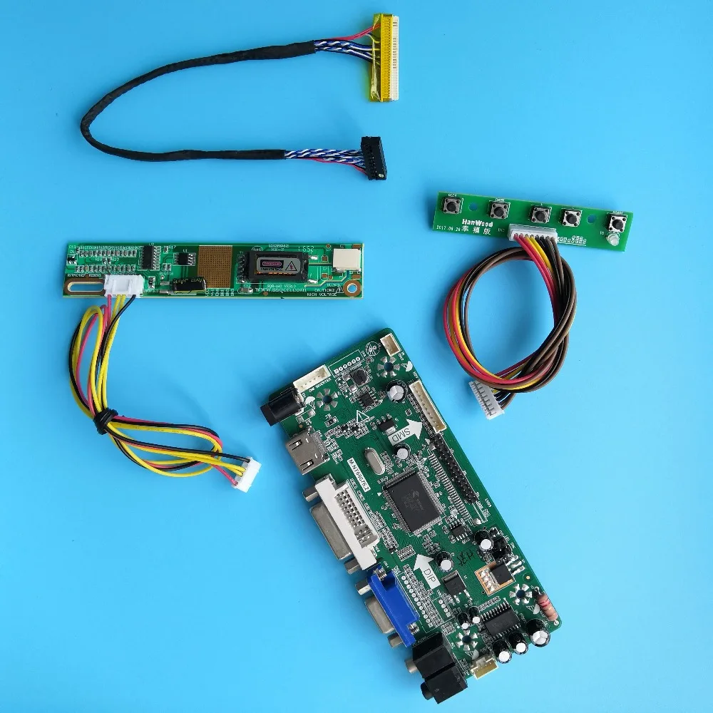 Для LP150X08-A3K2 плата контроллера 1024x768 30pin LVDS 1" ЖК-дисплей DVI VGA HDMI 1 лампа монитор Комплект экранная панель