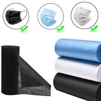 

10M Dust-proof Anti PM2.5 Melt-blown Filter Fabric Waterproof Layer Non Woven Skin-friendly Cloth DIY Mask Fabric Crafts