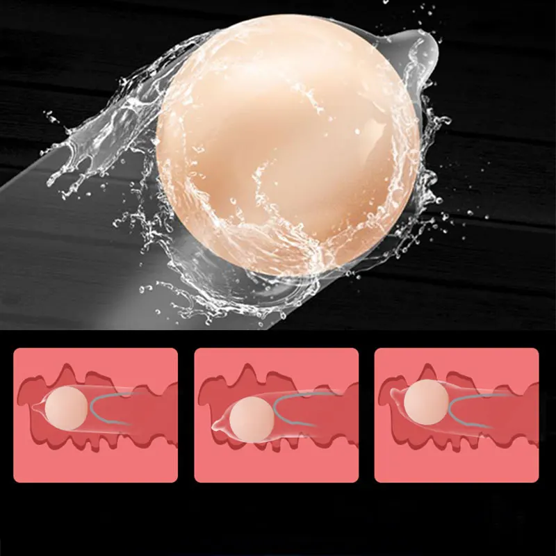 Funny Silicagel Sphere Increase Length Personalized Sexy Birthday Gift For Boyfriend Wedding Gifts Guests Toys Party Favors |
