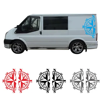 

Durable And Practical Vinyl Decal Compass Totem Left And Right Decals Waterproof For RV Caravan Camper