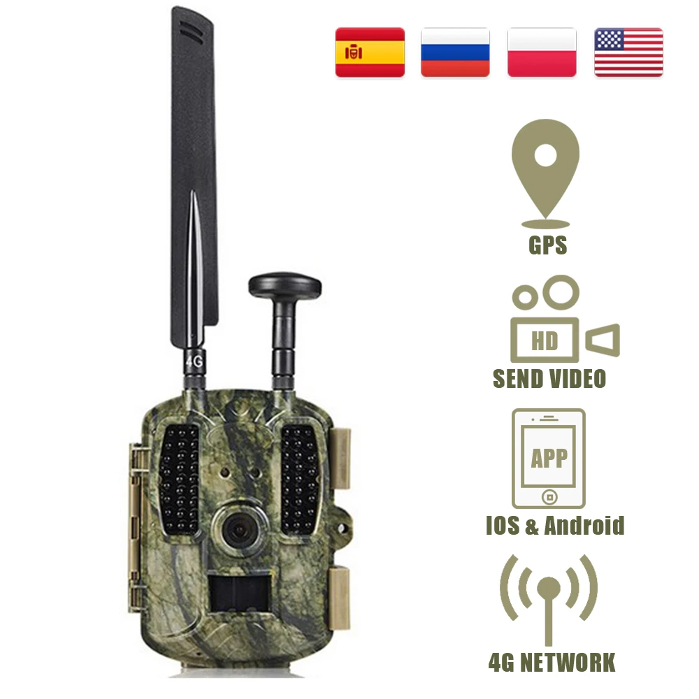 Беспроводная камера видеонаблюдения BL480L-P для дикой природы фотоловушка охоты Нм