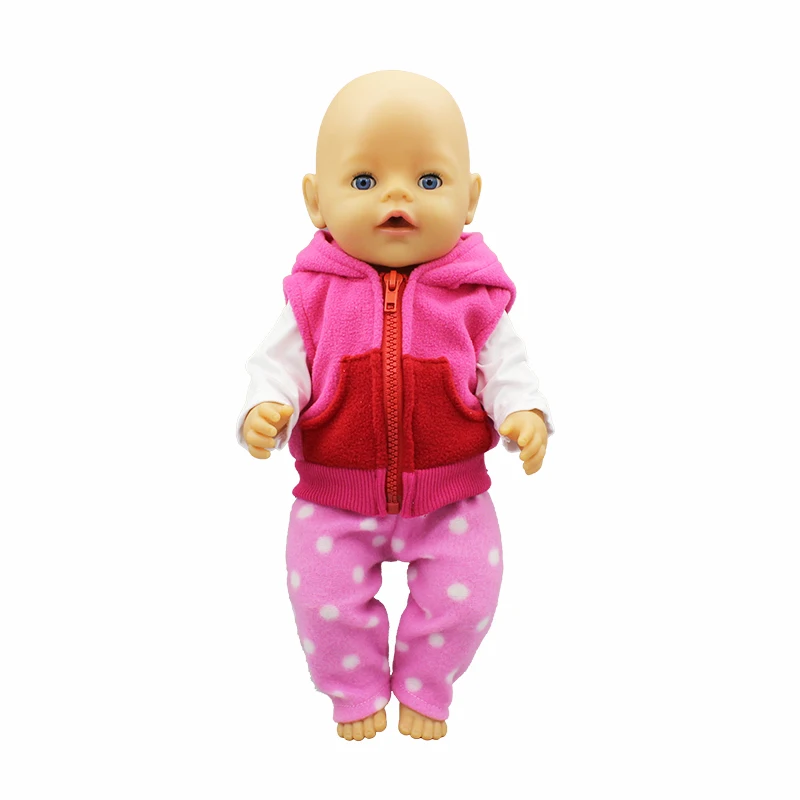 Meired, теплый костюм, кукольная одежда, подходит для 17 дюймов, 43 см, кукольная одежда, костюм для новорожденных, для детей, на день рождения, подарок
