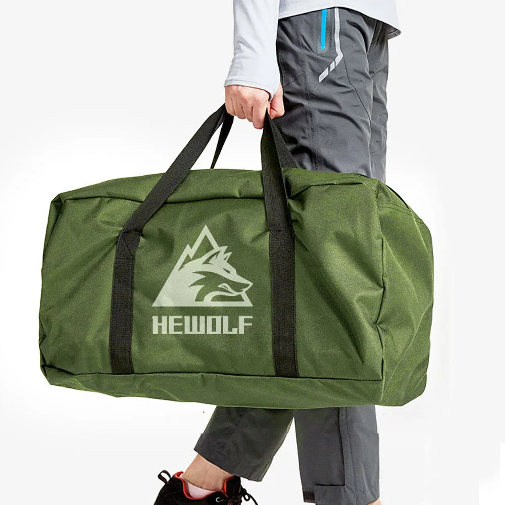  Hewolf Outdoor Folding Table and Chair 5-piece Portable Storage Stool Camping Leisure Aluminum Tabl