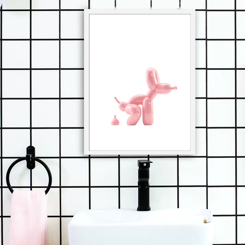 Balloon-Dog-Print-Modern-Poster-Bathroom-Wall-Decor-Toilet-Sign-Popart-Prints-Home-Decoration-Contemporary-Art (1)