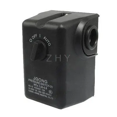 

15A 80-115PSI 1-Port Pressure Switch Control Valve for Air Compressor Pump