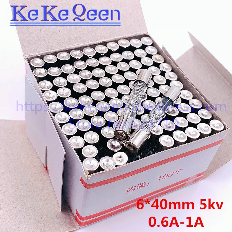100pcs 6*40mm 5kv Microwave Oven Fuse 0.5a 0.6a 0.65a 0.7a 0.75a 0.8a 0 ...