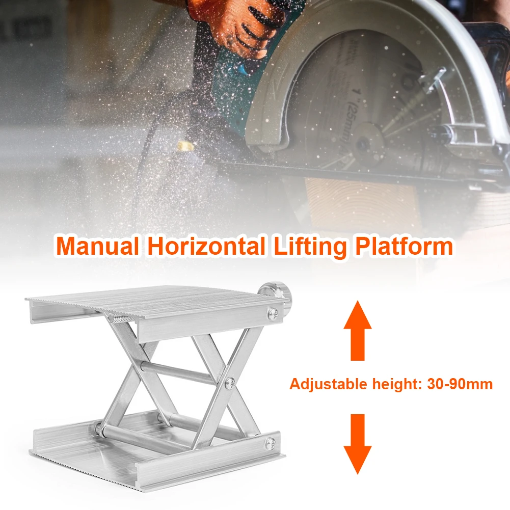 Wood Boring Machinery Woodworking Machinery Router Lifter Adjustable Engraving Laboratory Lift Platform Experiment Plate Table Manual Stand antique woodworking bench