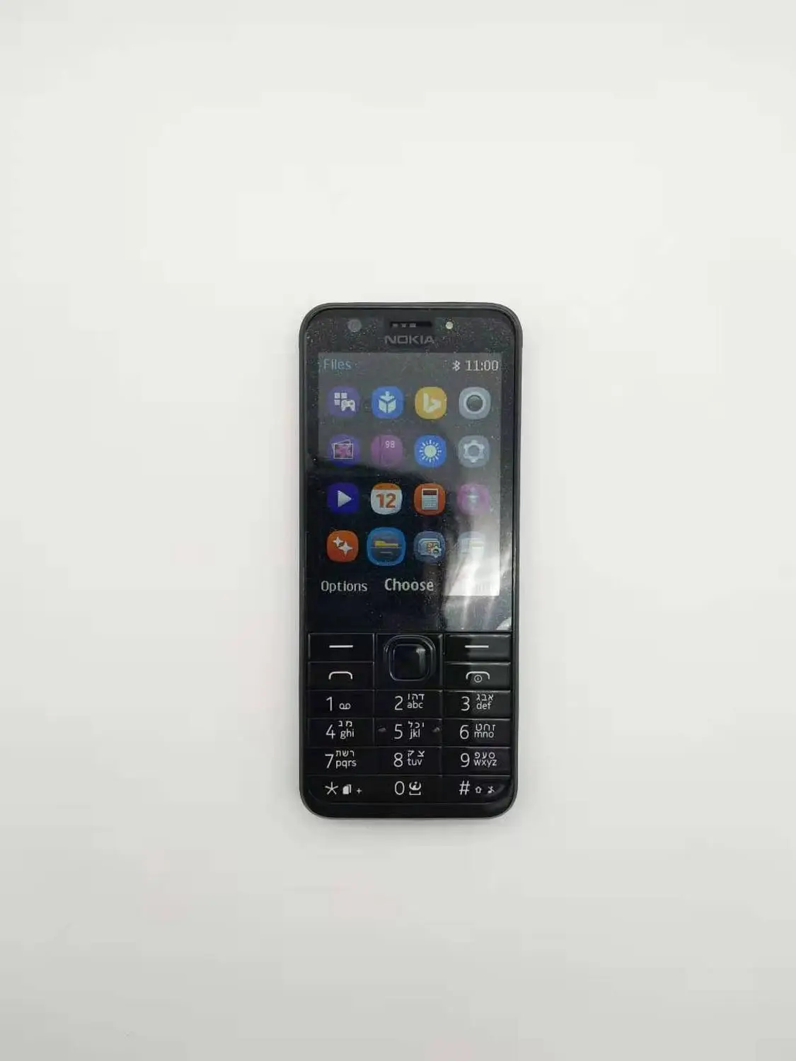 Черный 230 Nokia 230 разблокированный GSM 2,8 дюймов две sim-карты и одна карта 2MP QWERTY клавиатура английский Восстановленный мобильный телефон - Цвет: Черный