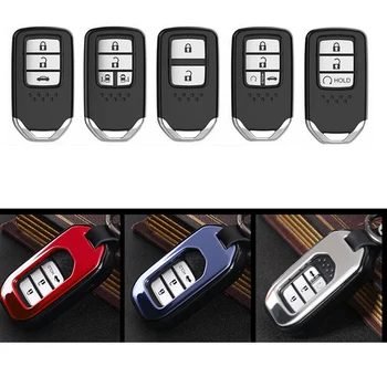 

Car Key Shell Cover Trim for Honda CRV 2017 2018 2019 Smart Remote Control Key Set Buckle Shell Key Case Metal Key Shell Buckle