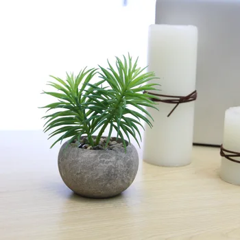 

Hot Vintage Artificial Succulent Pant Floral Artificial Flower Bonsai Decoration Potted Crafts