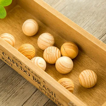 

5pcs Natural Cedar Wood Moth Balls Moistureproof Deworming Fragrant Wood Mothball Wardrobe Drawer Pest Control Supplies
