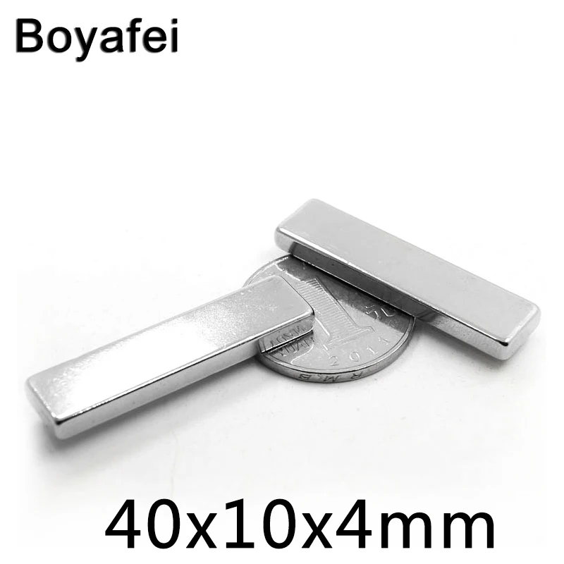 

50/100/150 pcs Bar Neodymium Magnet 40x10x4mm Rare Earth Rectangle for Craftings School Projects and Magnetic Therapy