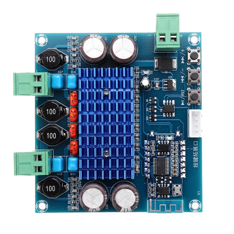XH A308 Беспроводной Bluetooth 5 0 TPA3116D2 цифровой Мощность Плата усилителя 2X50W стерео
