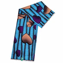 Настоящий голландский Африканский вощеная ткань Принты Ткань 6 ярдов Анкара обертка Печатный узор хлопок