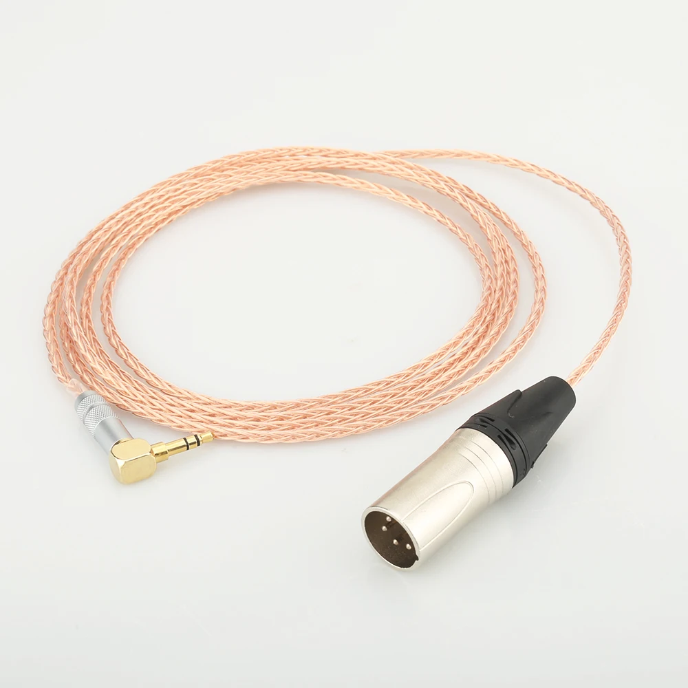 HI End OCC Copper 4pin XLR male Headphone Upgrade Cable for Fostex T60RP T20RP T40RPmkII T50RP