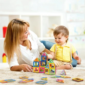

44-157Pcs Big Size Magnetic Designer Construction Building Toy Magnetic Blocks Magnets Building Blocks Toys Educational Props