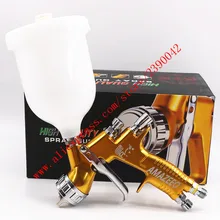 Высококачественный Профессиональный пистолет-распылитель Gti pro lite с золотым рисунком TE20 T110 1,3 мм 1,8 мм краскопульт пистолет-распылитель на водной основе