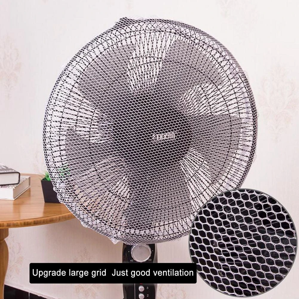 Electric Fan Guard Dust Cover Net Mesh Dustproof Protection Kid Baby