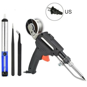 

Soldering Iron Kit Heating Gun Handheld Auto Suction Tin Device Welding Tools